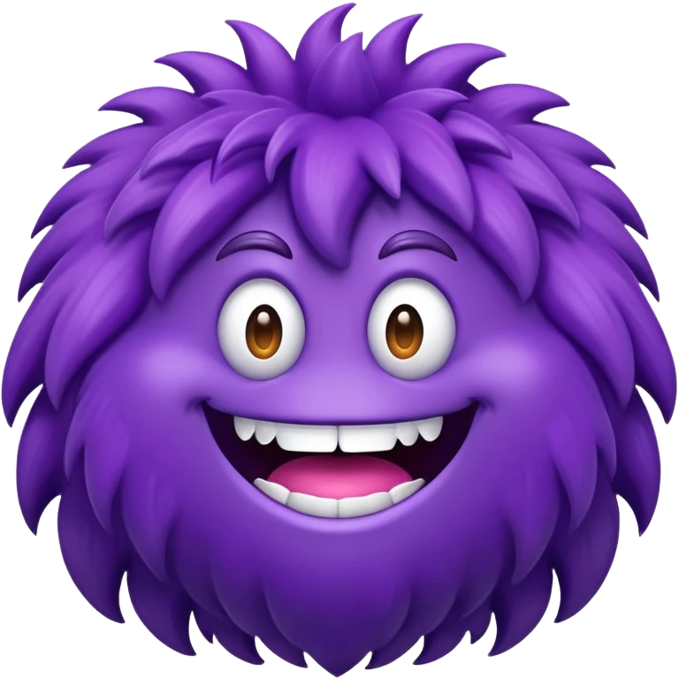grimace large purple monster emoji