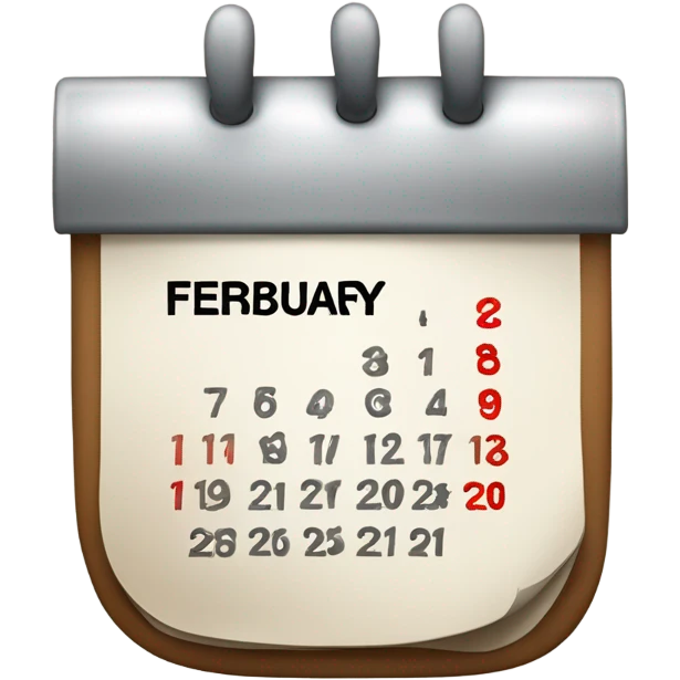 17st February  emoji