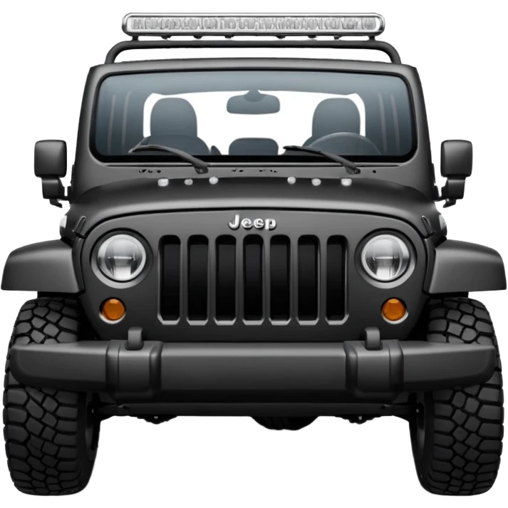 Jeep grill just headlights and grille slots emoji