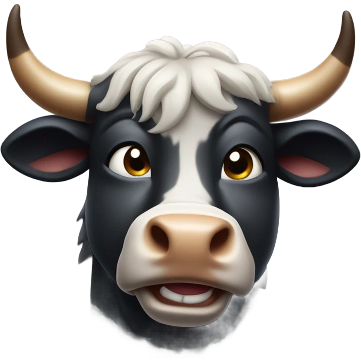 laughing tears bull emoji