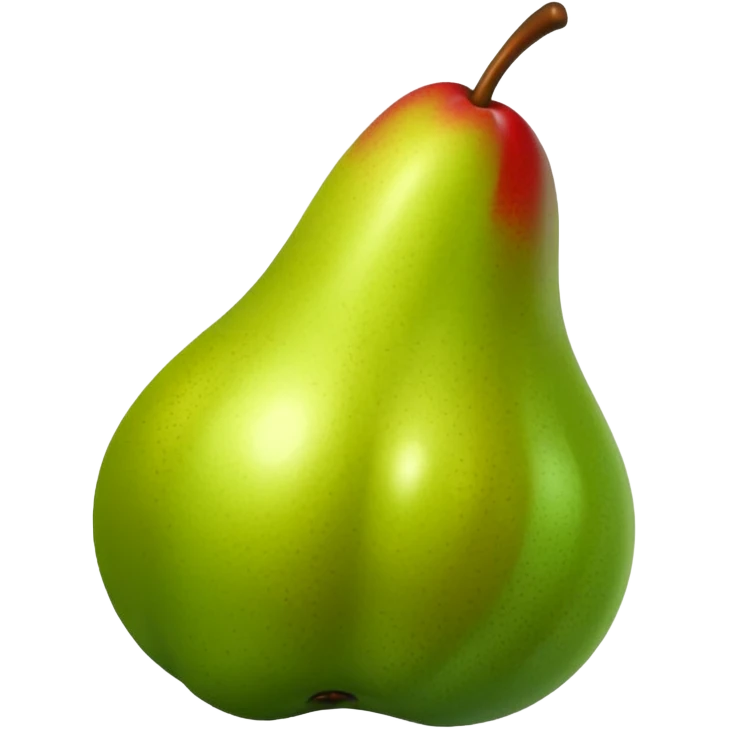 pear in a sports car emoji