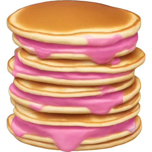 pancakes light pink berry emoji