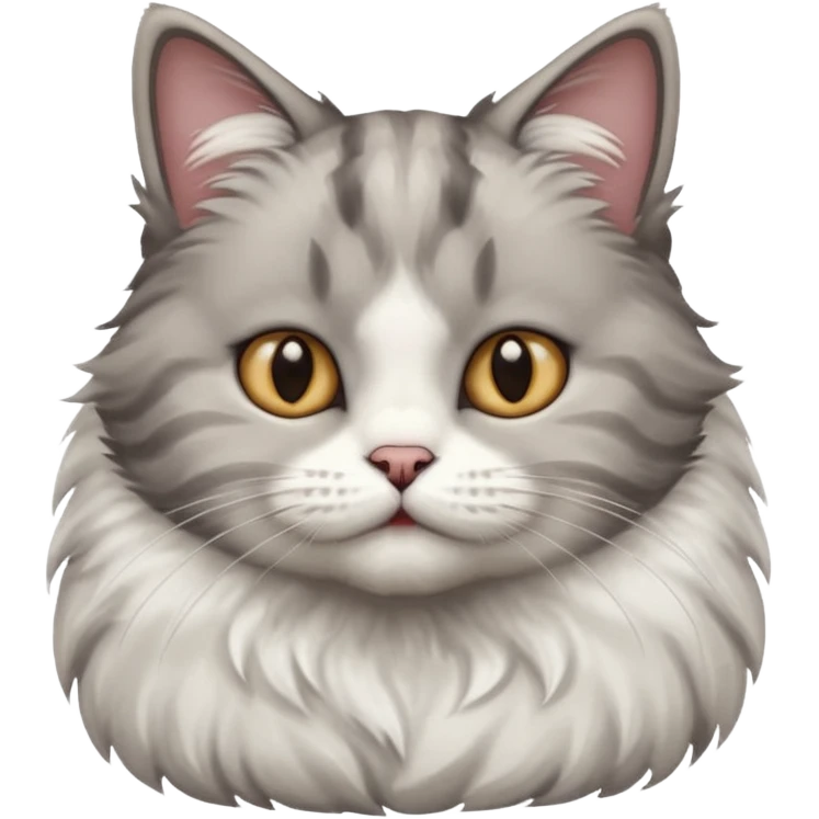 Cat holding chin emoji