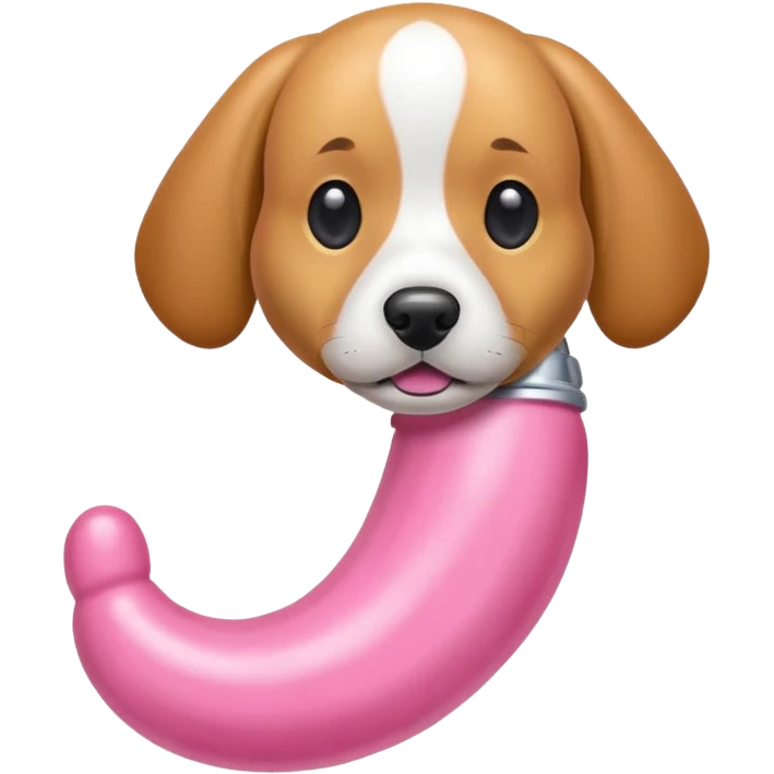 Dog penis emoji