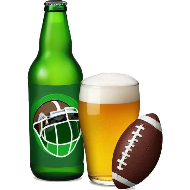Football beer emoji