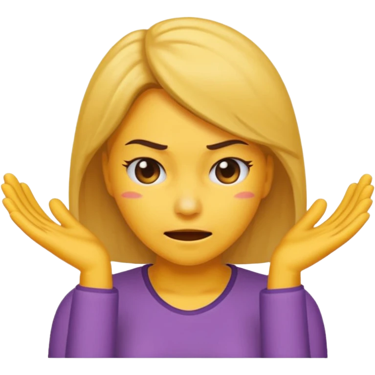 generate an emoji of a woman head smacking herself emoji