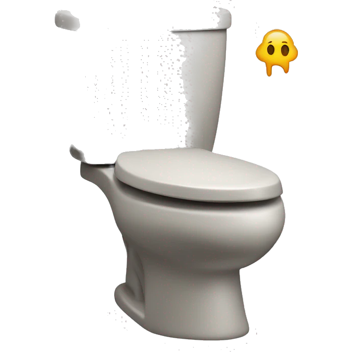 Skibidi toilet emoji from the series on youtube known as "skibidi toilet" emoji
