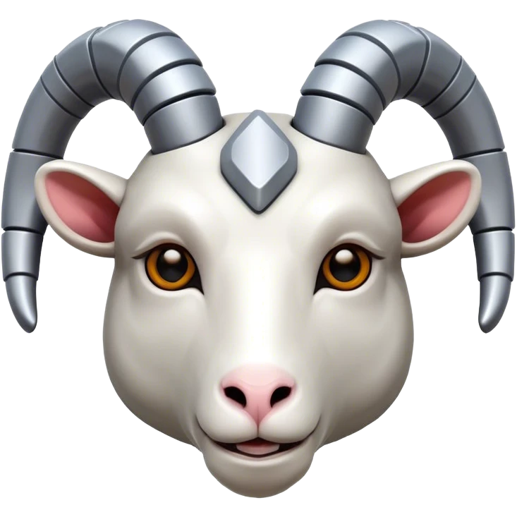 Cybernetic Ram(Goat) head  emoji