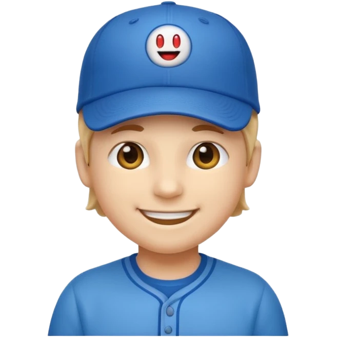 👌😁🧢 Combine these emojis and please, no body, just the head. as a sticker emoji