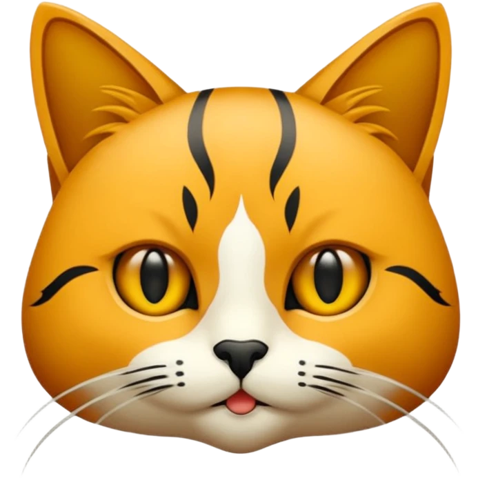Uçan bir Kedi ve ve arkasından kovalayan bir cadı emoji