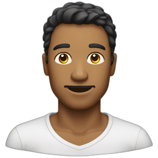 Homme qui etire ses bras emoji