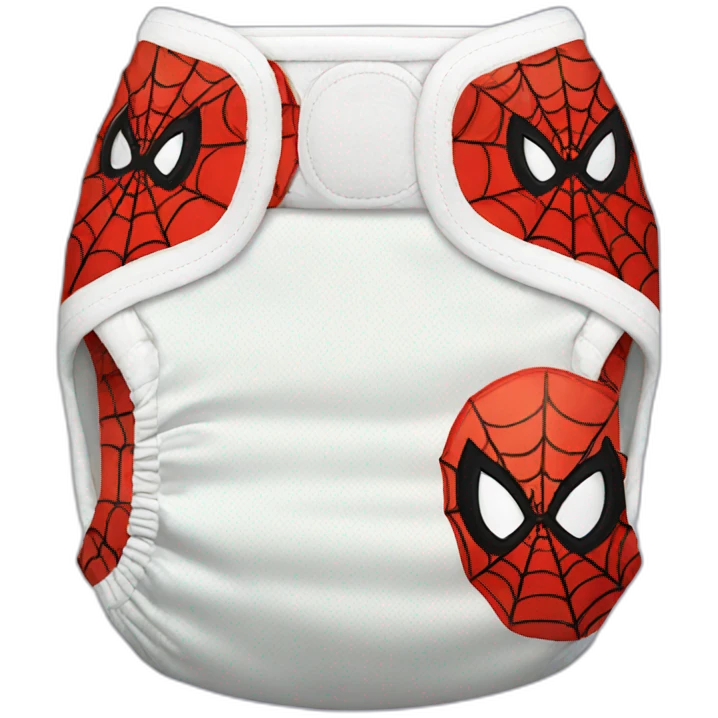 spiderman diaper emoji