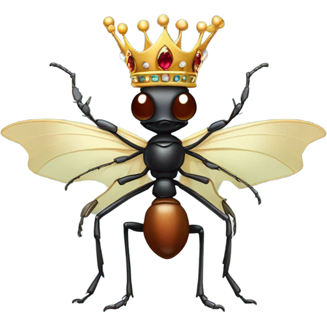 ant king emoji