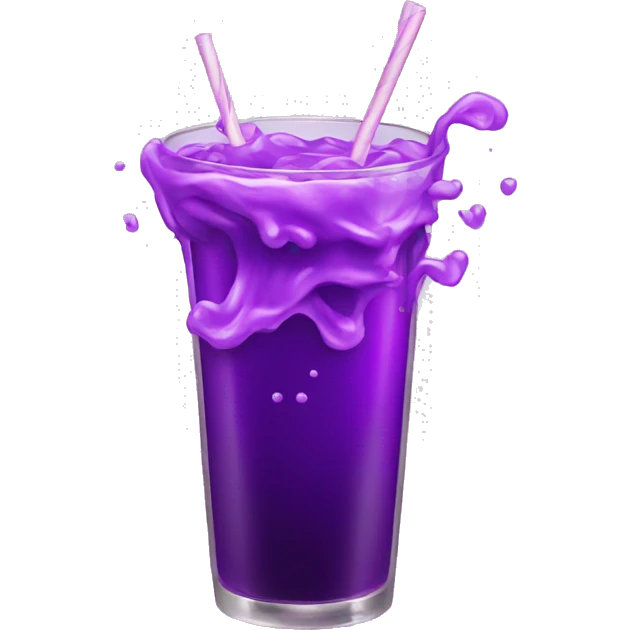 attack of purple drink emoji