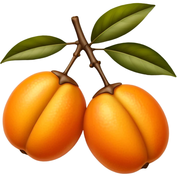 Loquat emoji emoji