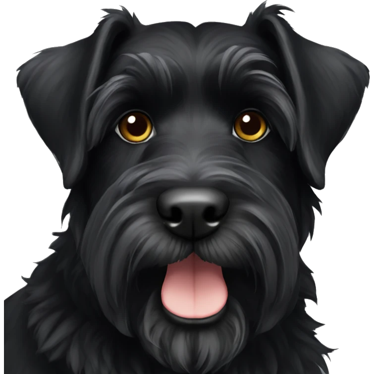 Black Schnauzzer emoji