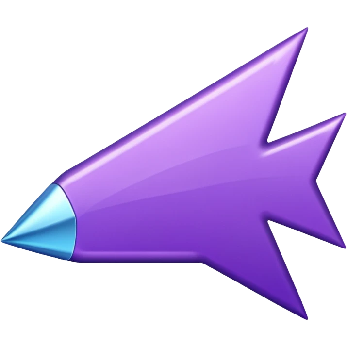 seta para direita roxa emoji