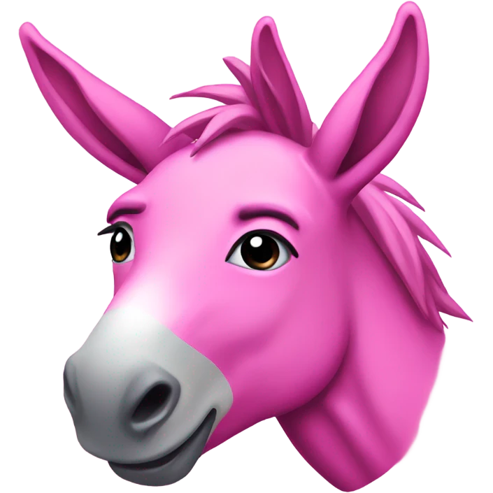 Pink Donkey emoji