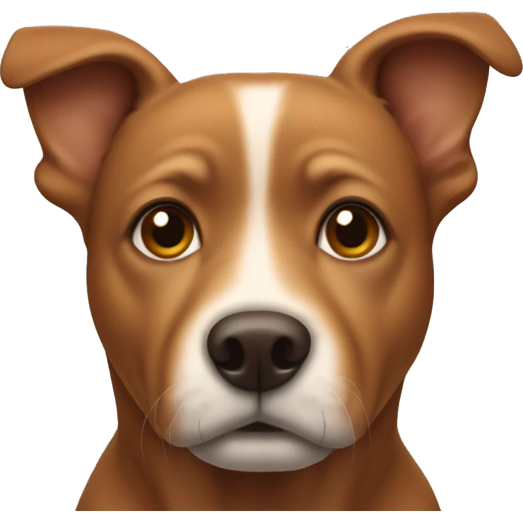 A Little Brown dog  emoji