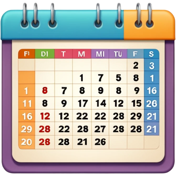 calendar emoji