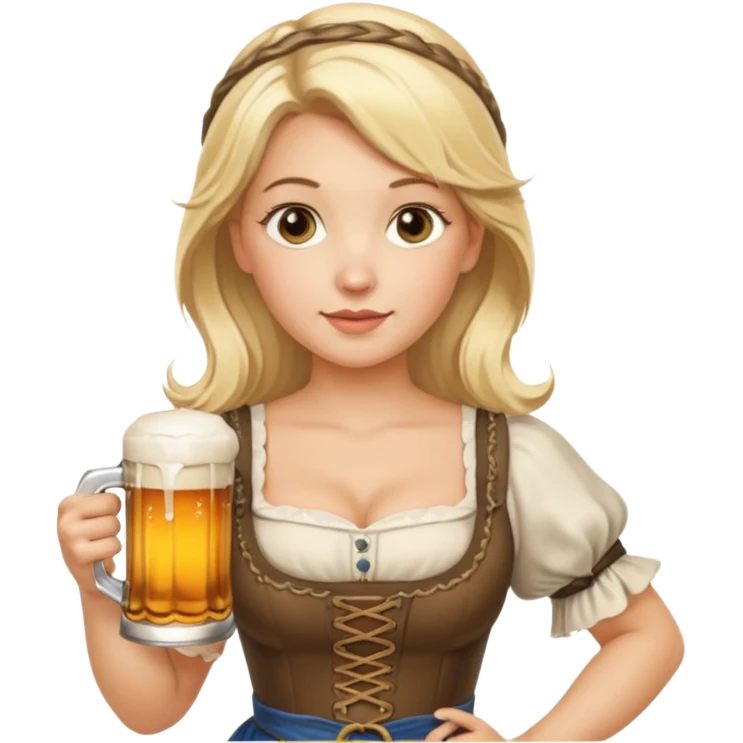 Beer wench emoji