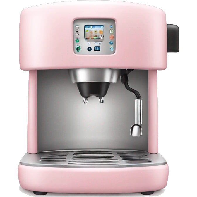 Light pink coffee machine ￼ emoji