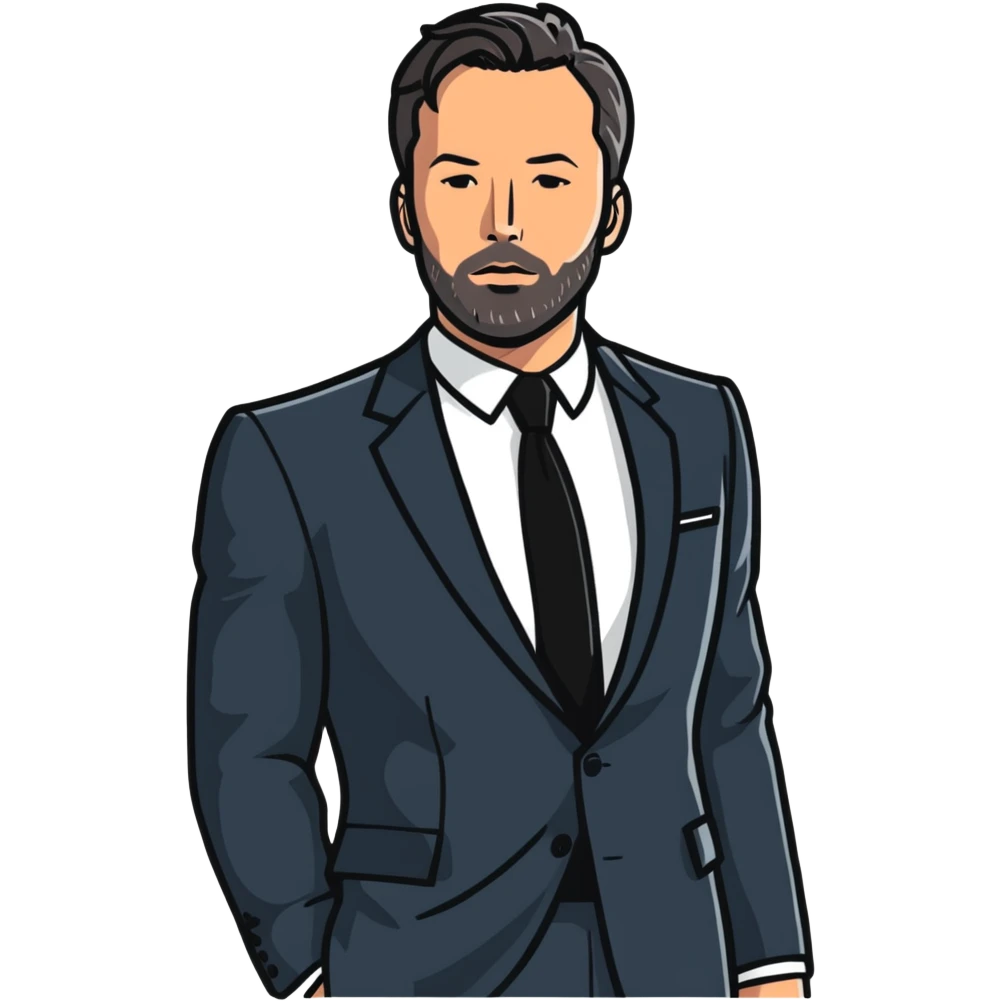Ben Affleck as the accountant emoji
