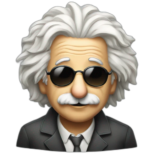 albert-einstein-with-sunglasses emoji