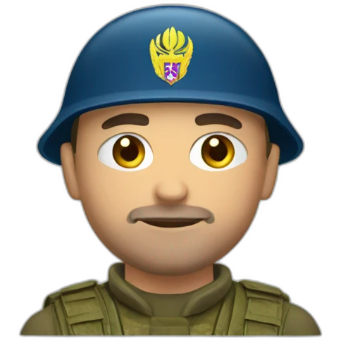 Ukraine soilder emoji