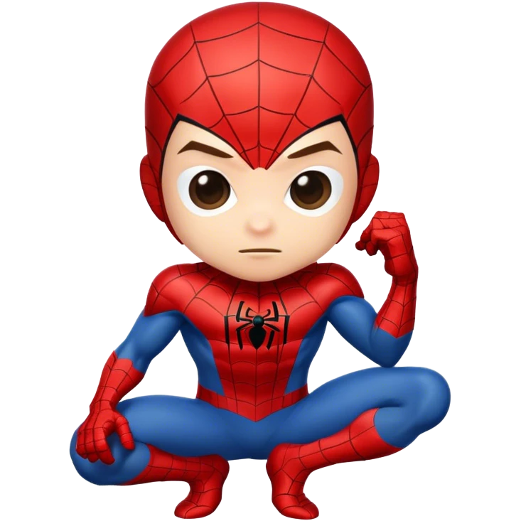 Spiderman chibi  emoji