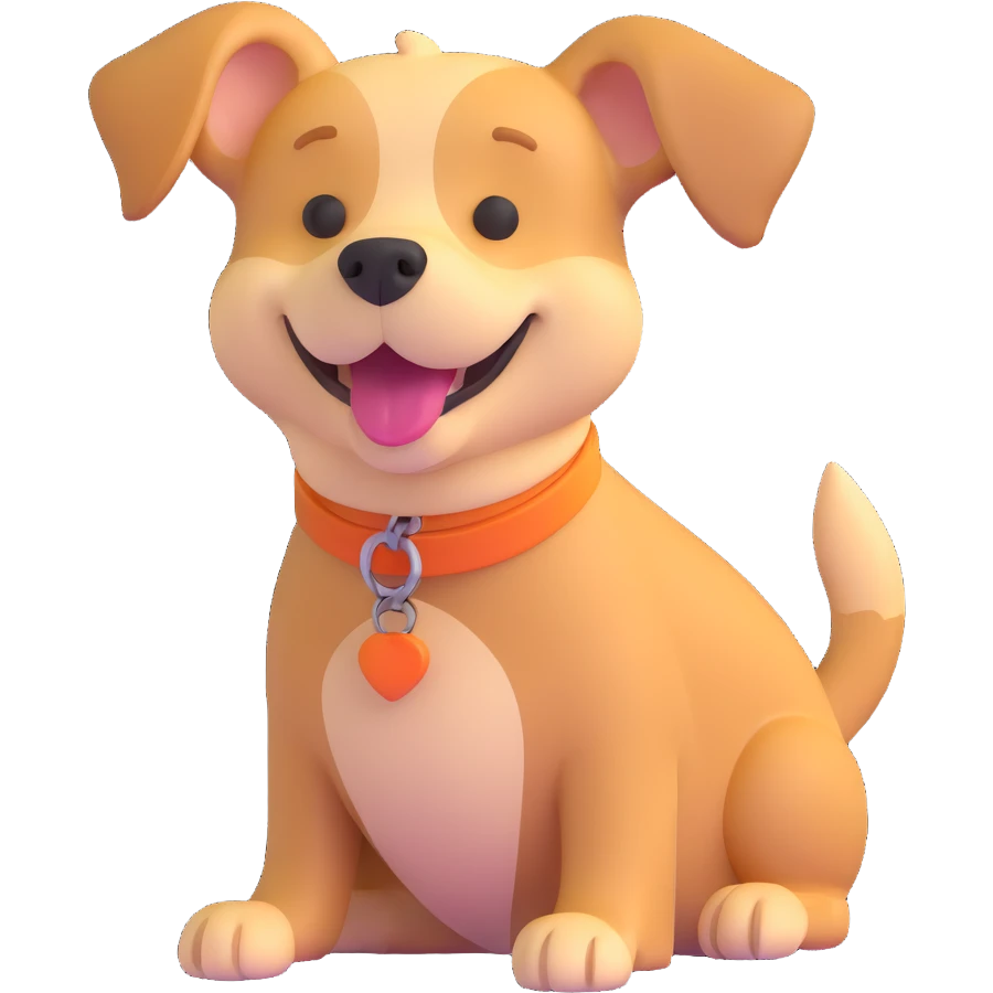 happy dog emoji
