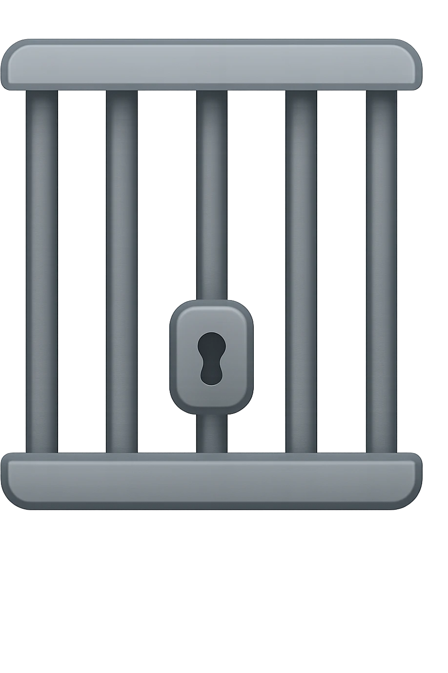 DCA vista come una gabbia stile emoji iphone. emoji