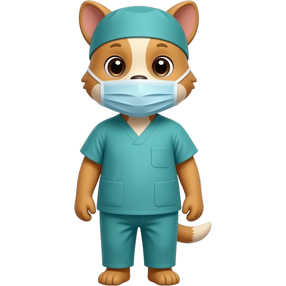surgeon Animal front facing emoji