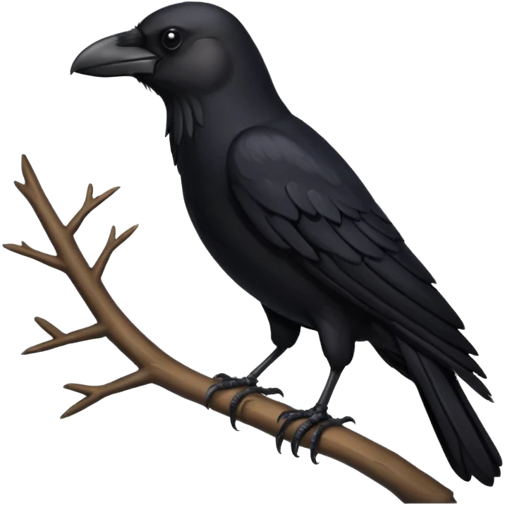 Crow emoji