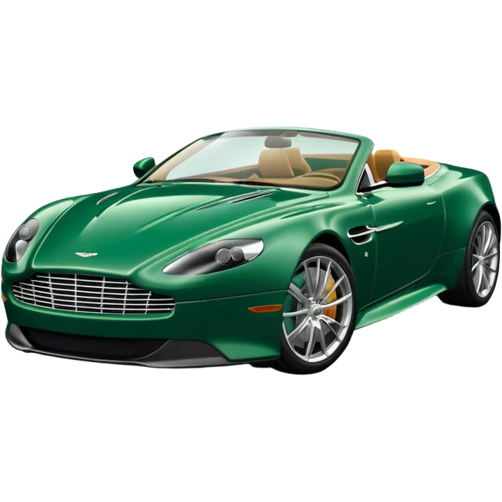 green aston martin doors open emoji