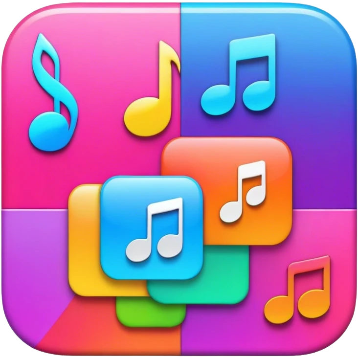 music medley playlist app icon emoji