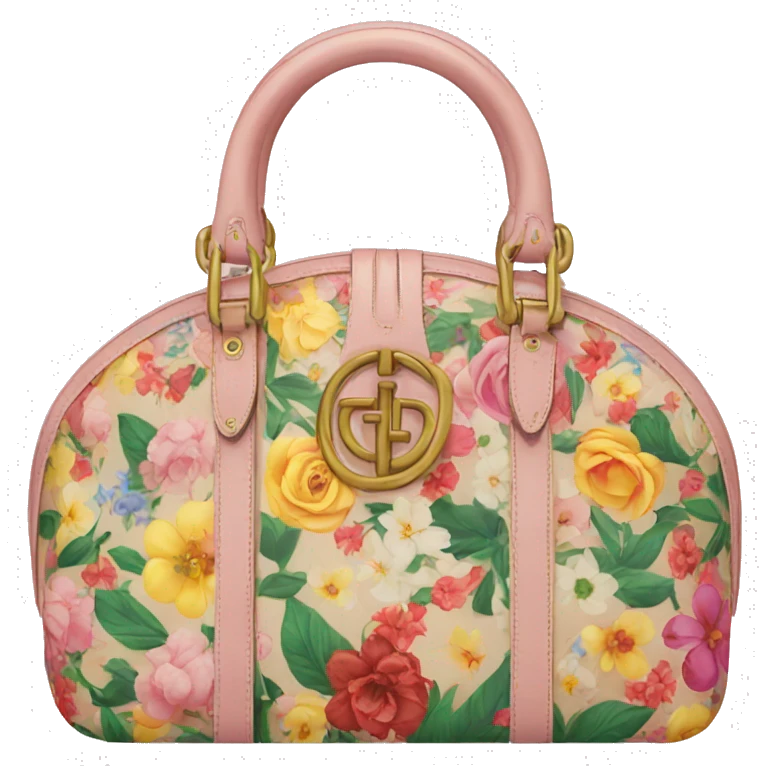 Floral Gucci bag  emoji