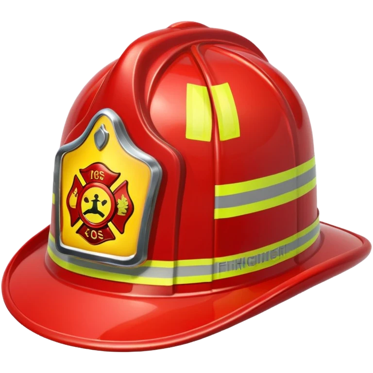 firefighter's hat emoji