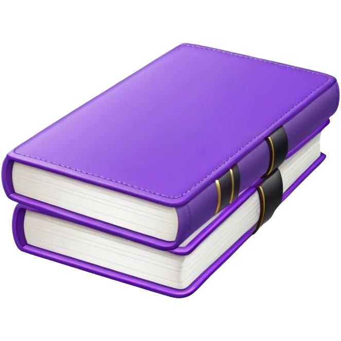 Purple books emoji