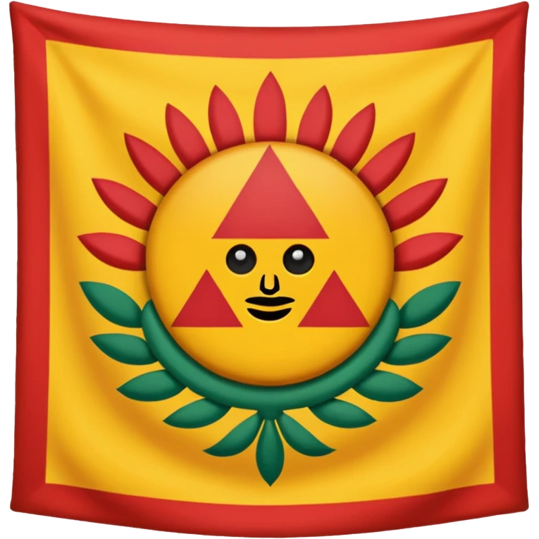Bandera azteca emoji