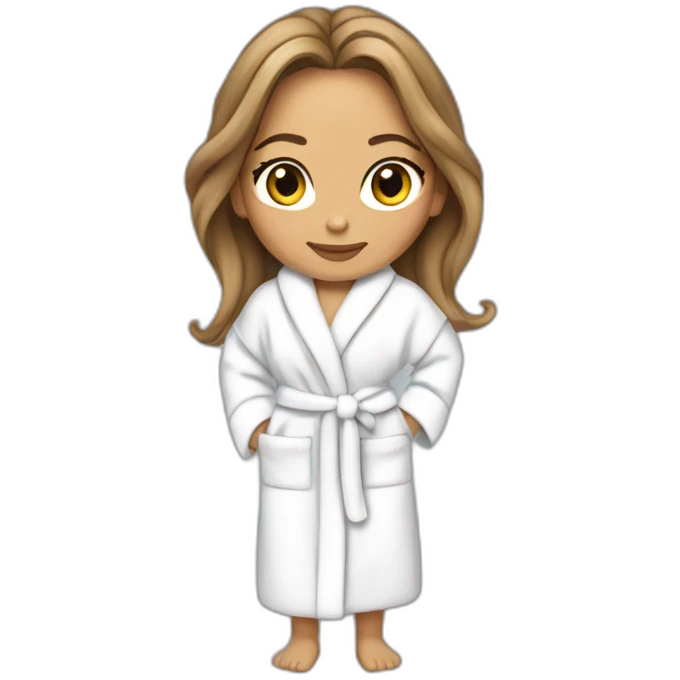 Jennifer lopez in a bathrobe emoji