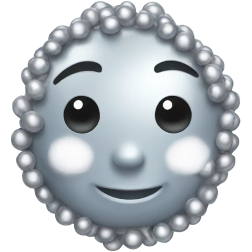 Silver pearls  emoji