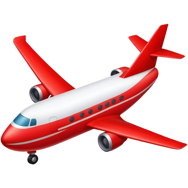 red airplane emoji