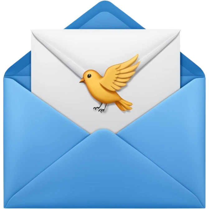 letter flying out of an envelope emoji