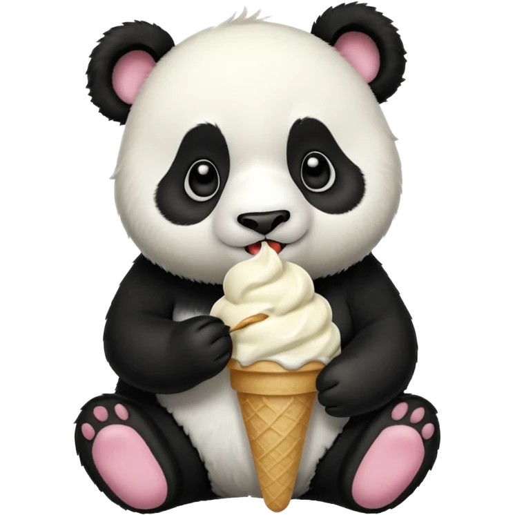 panda eating desert emoji