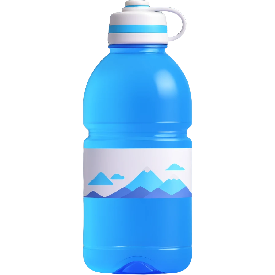 Fuji water bottle emoji