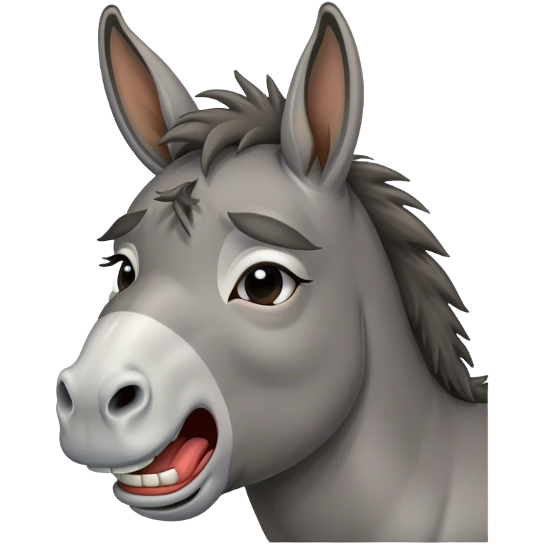 Donkey crying emoji