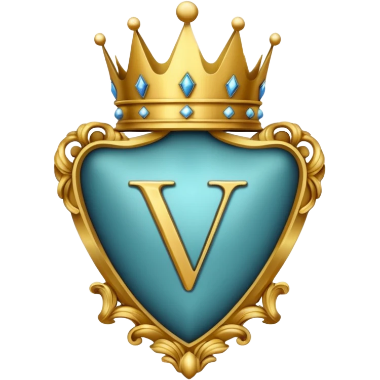 Letter v Vít crown emoji