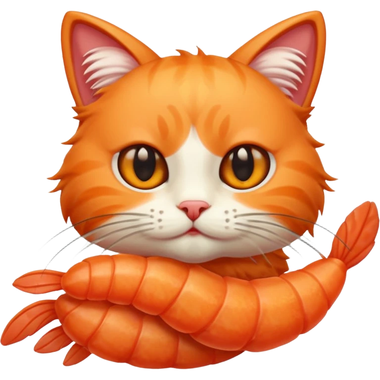 shrimp cat emoji