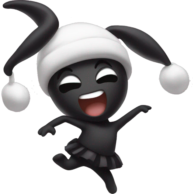 Kuromi bailando emoji